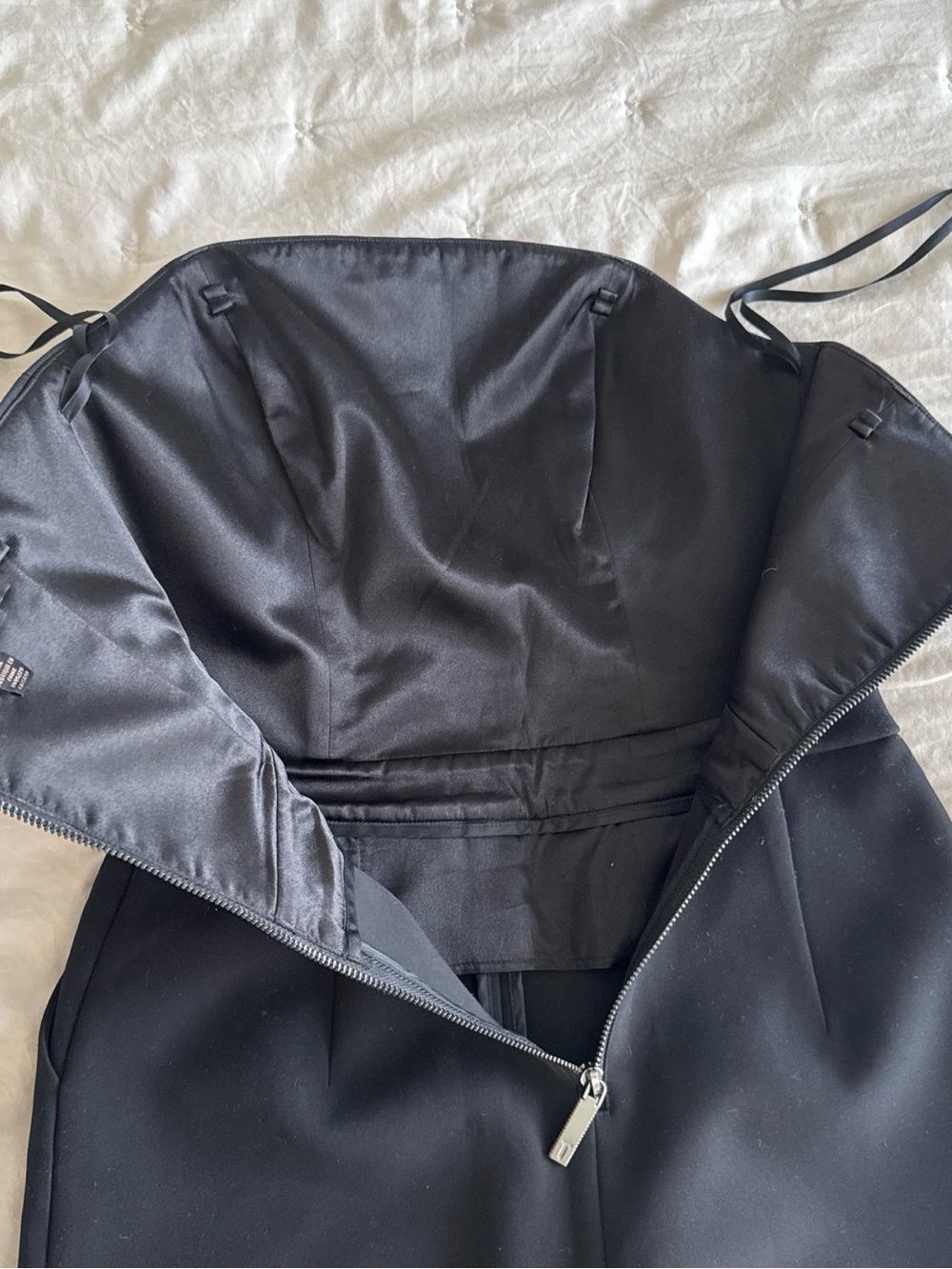 Ted Baker Black Strapless Embellished Jumpsuit - Picture 10 of 14